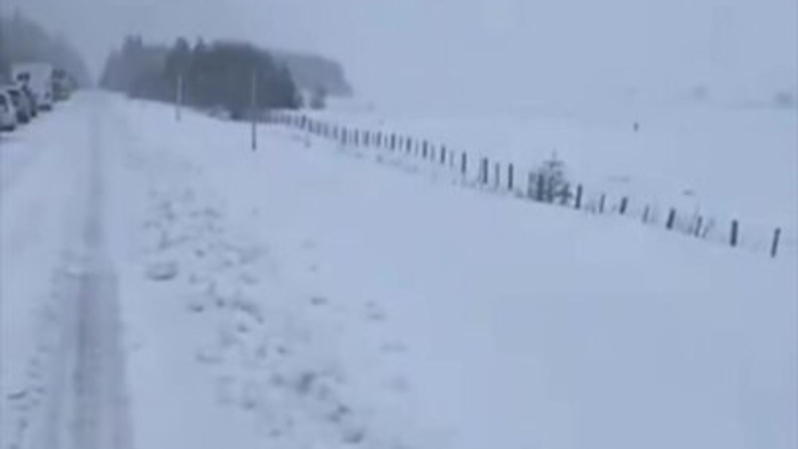 Storm Gerrit leaves motorists stranded in Scotland | News UK Video News ...