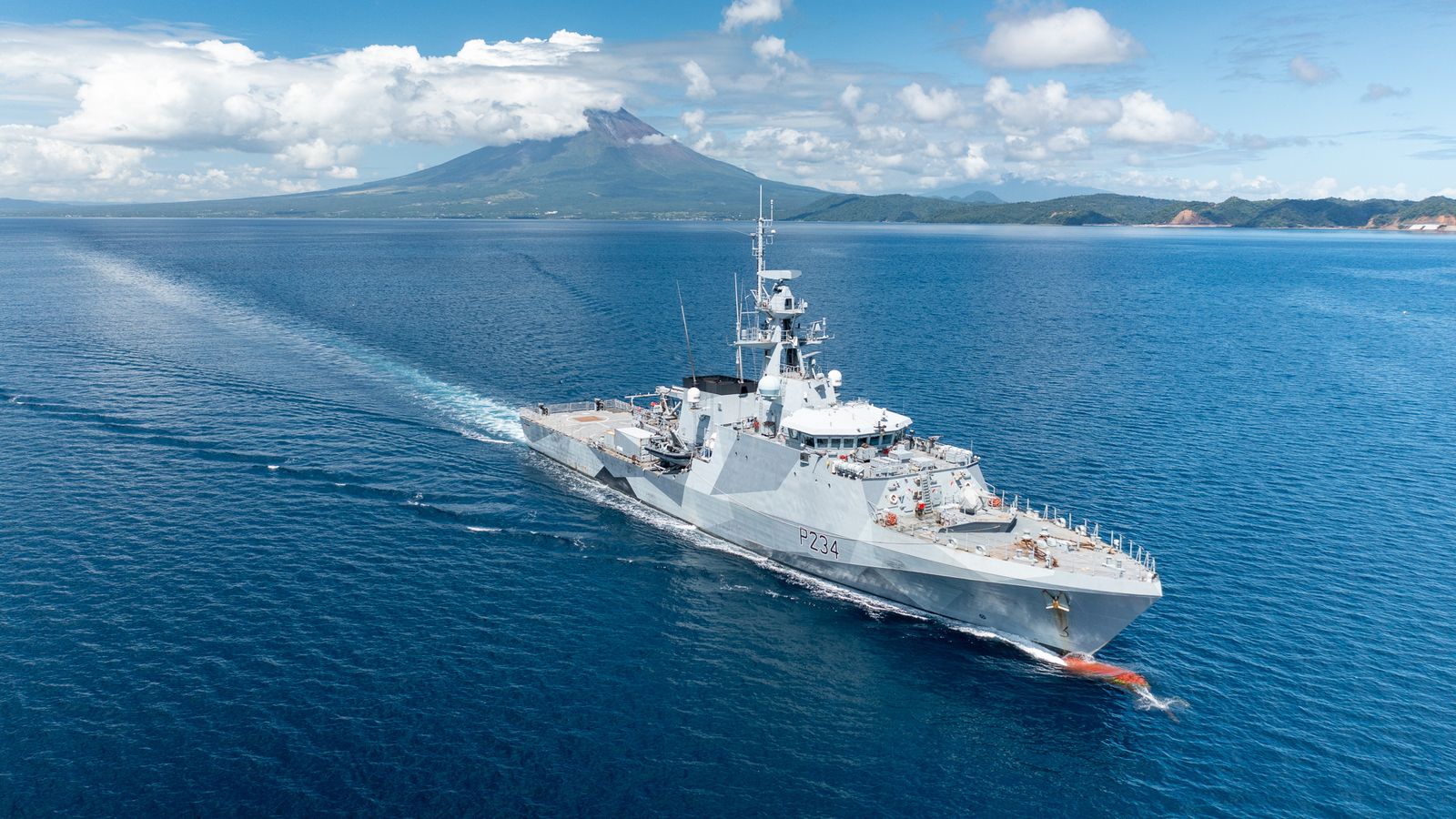 China says British warship sailed through Taiwan Strait to 'cause trouble'