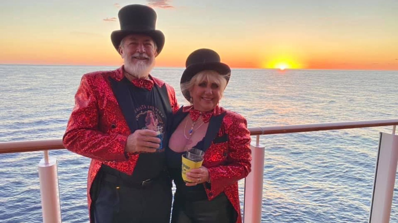 The couple who 'sold everything' to live on cruise ships for the rest of their lives