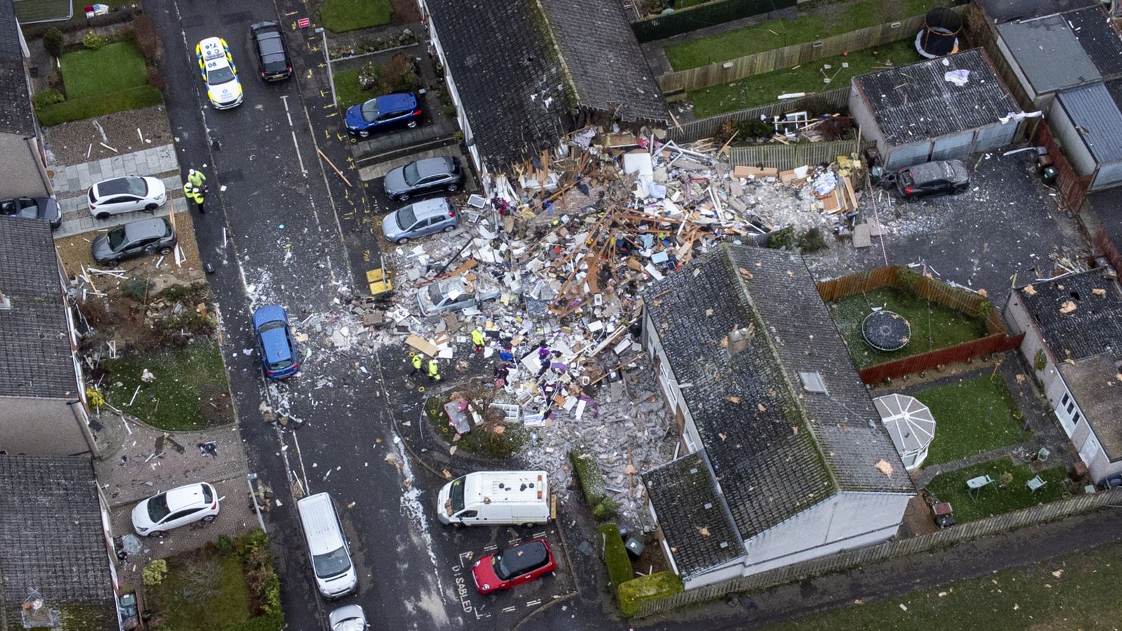 Edinburgh house explosion Gas likely caused fatal blast as