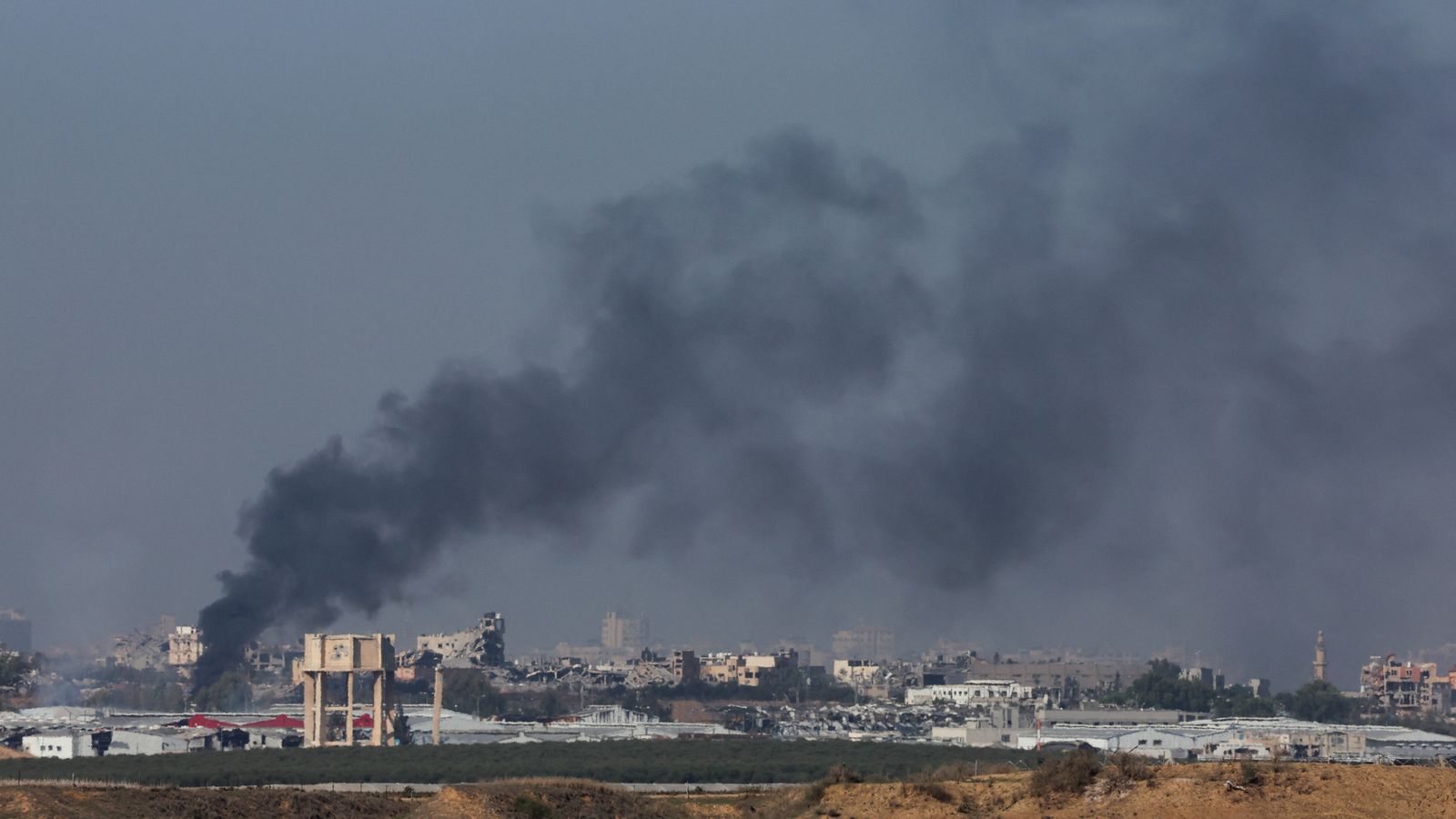 Israel expands ground offensive to entire Gaza Strip - 'dividing it into three'