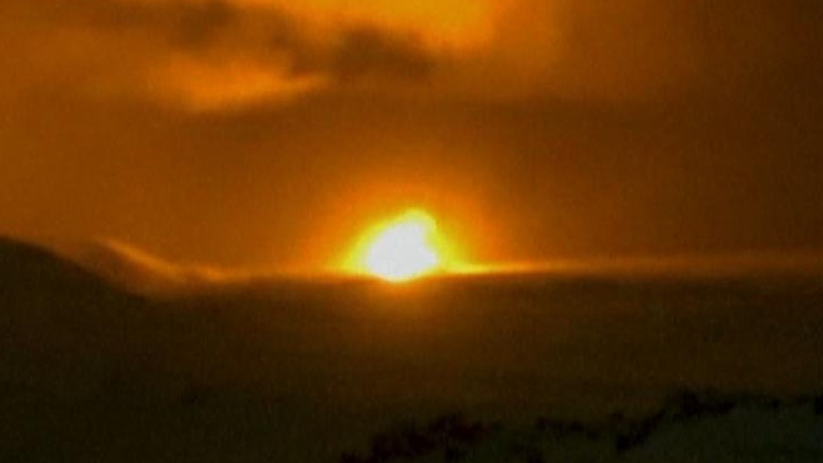 Iceland volcanic eruption caught on camera after weeks of seismic