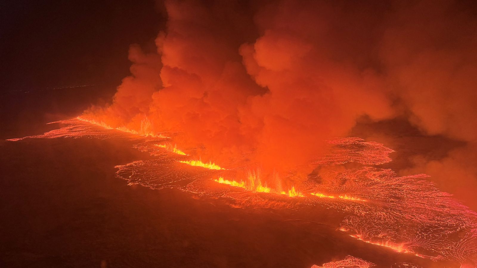 Iceland Volcano Finally Erupts After Being Closely Monitored News Uk