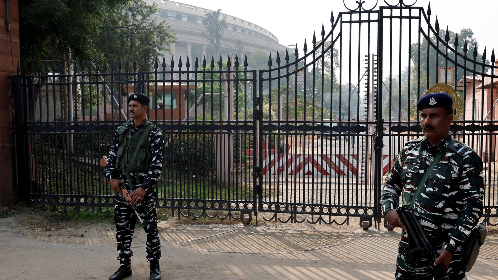 Security Breach Inside India S Parliament Building With Canisters Of
