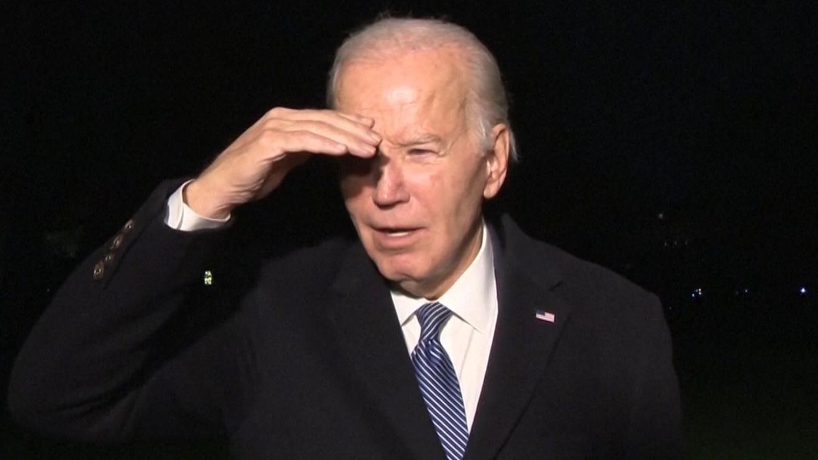 'He’s working and I’ve to run,' says Joe Biden when requested about Donald Trump and the US presidency – Sky Information