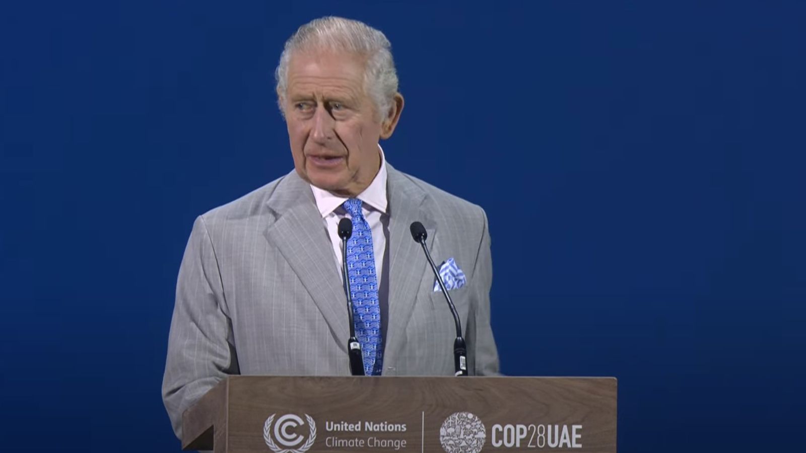 King says COP28 a 'critical turning point' in fight against climate change