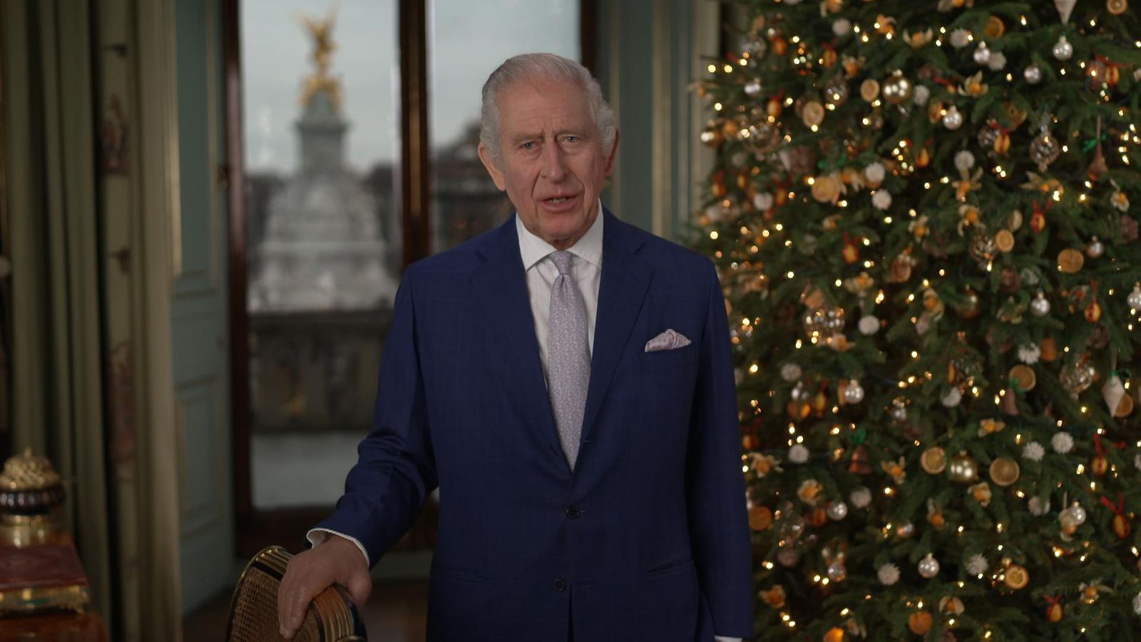 Watch the King's Christmas Day message | UK News | Sky News