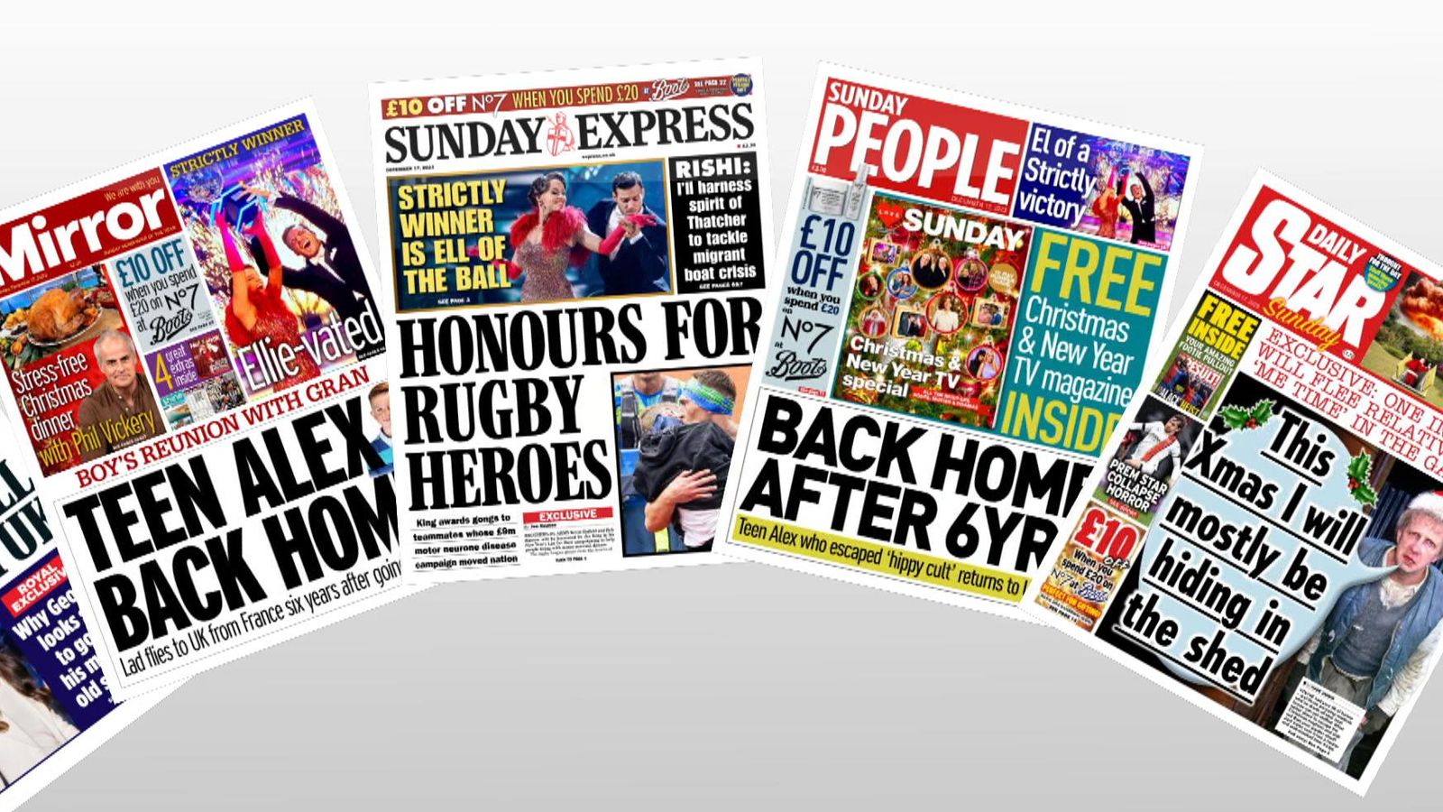 Sundays National Newspaper Front Pages Uk News Sky News 8524