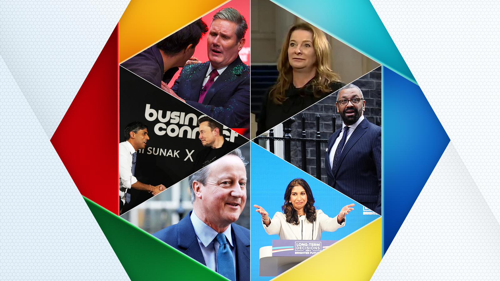 From Keir Starmer being showered in glitter to David Cameron's comeback: 2023's unexpected political moments