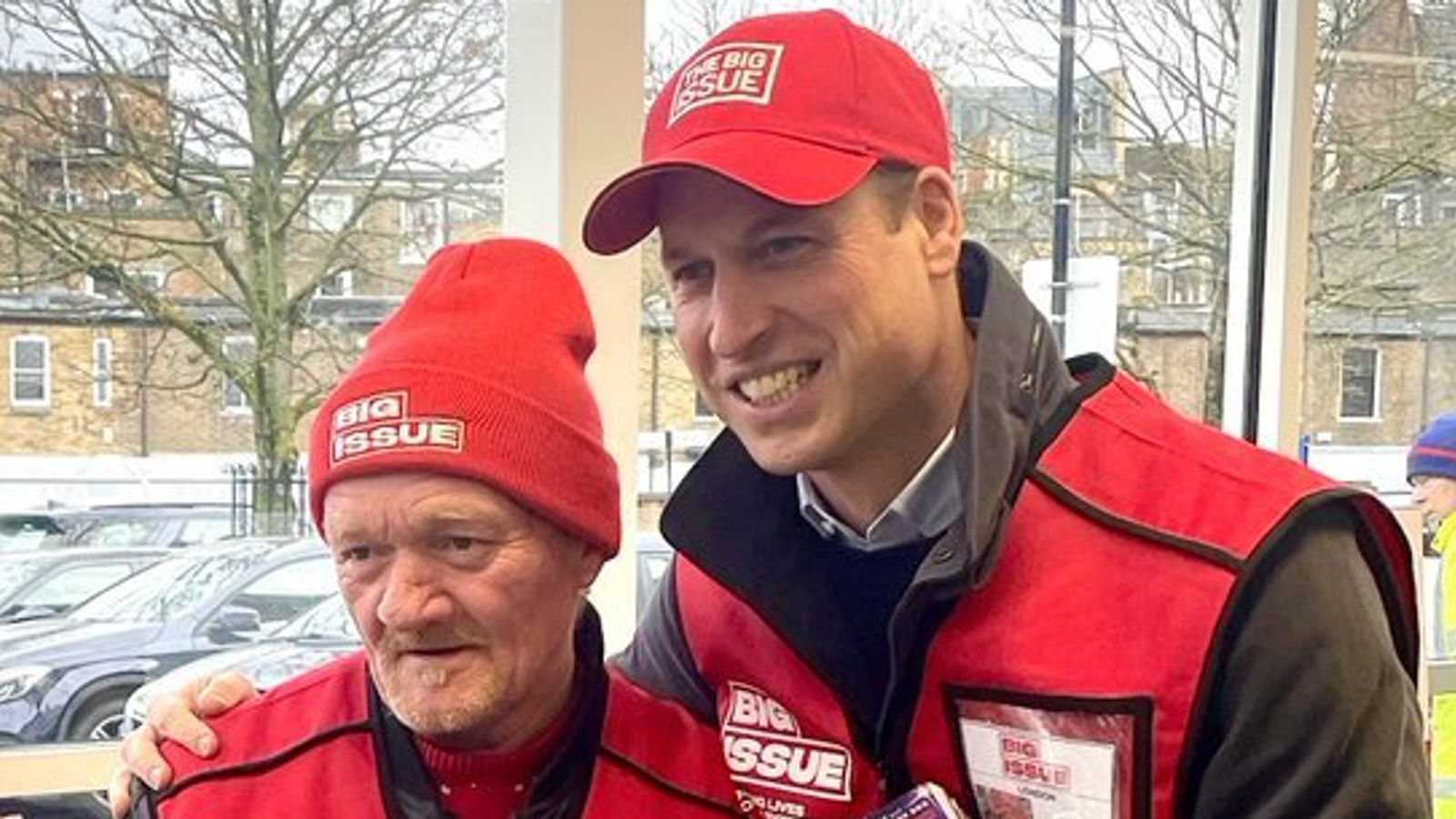 Prince William helps sell The Big Issue for second year running