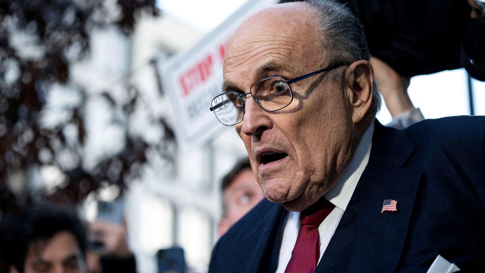 Rudy Giuliani files for bankruptcy days after court orders him to pay nearly 0m