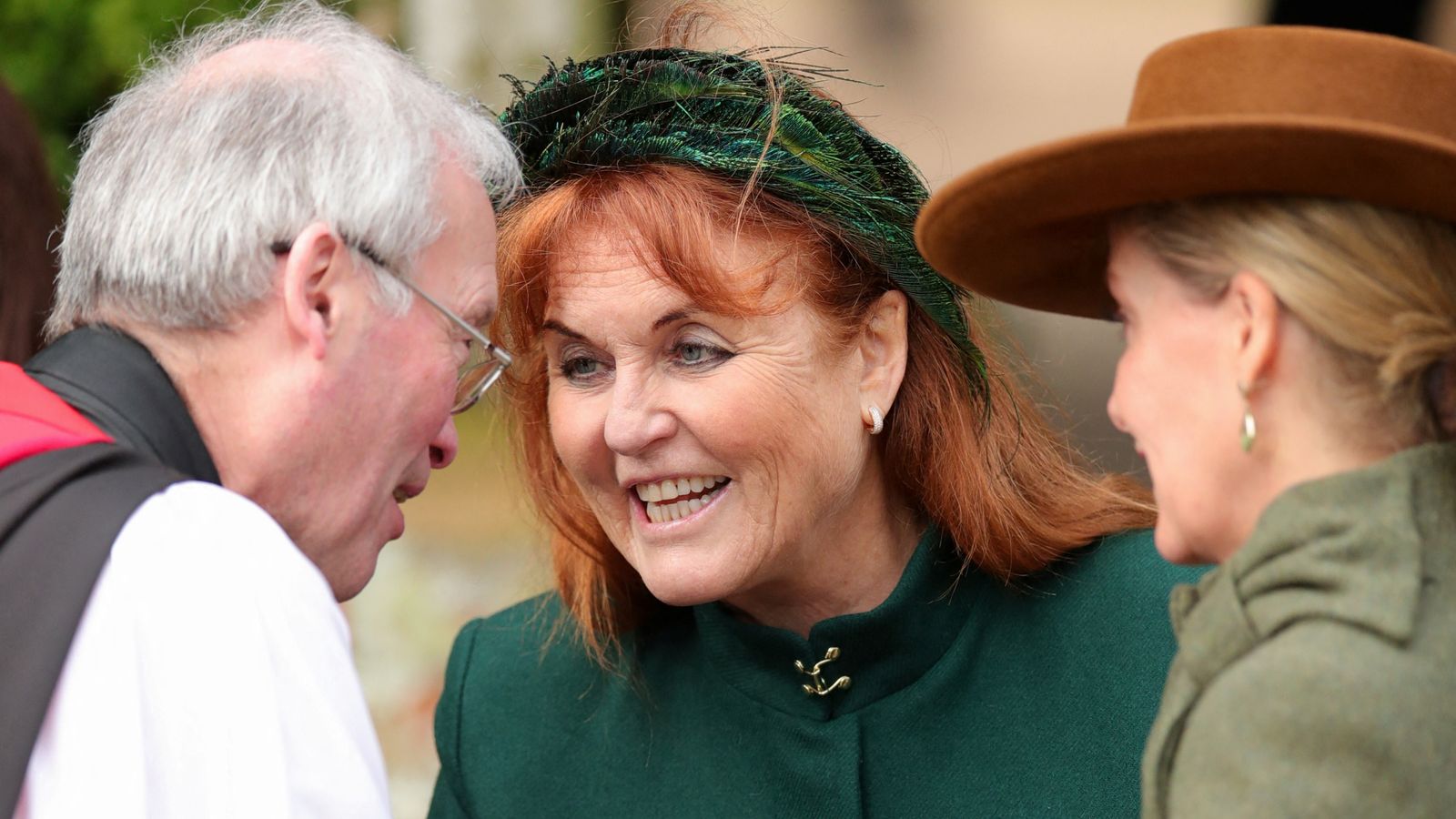 Sarah, Duchess of York, joins royal Christmas church service for first time since early 1990s