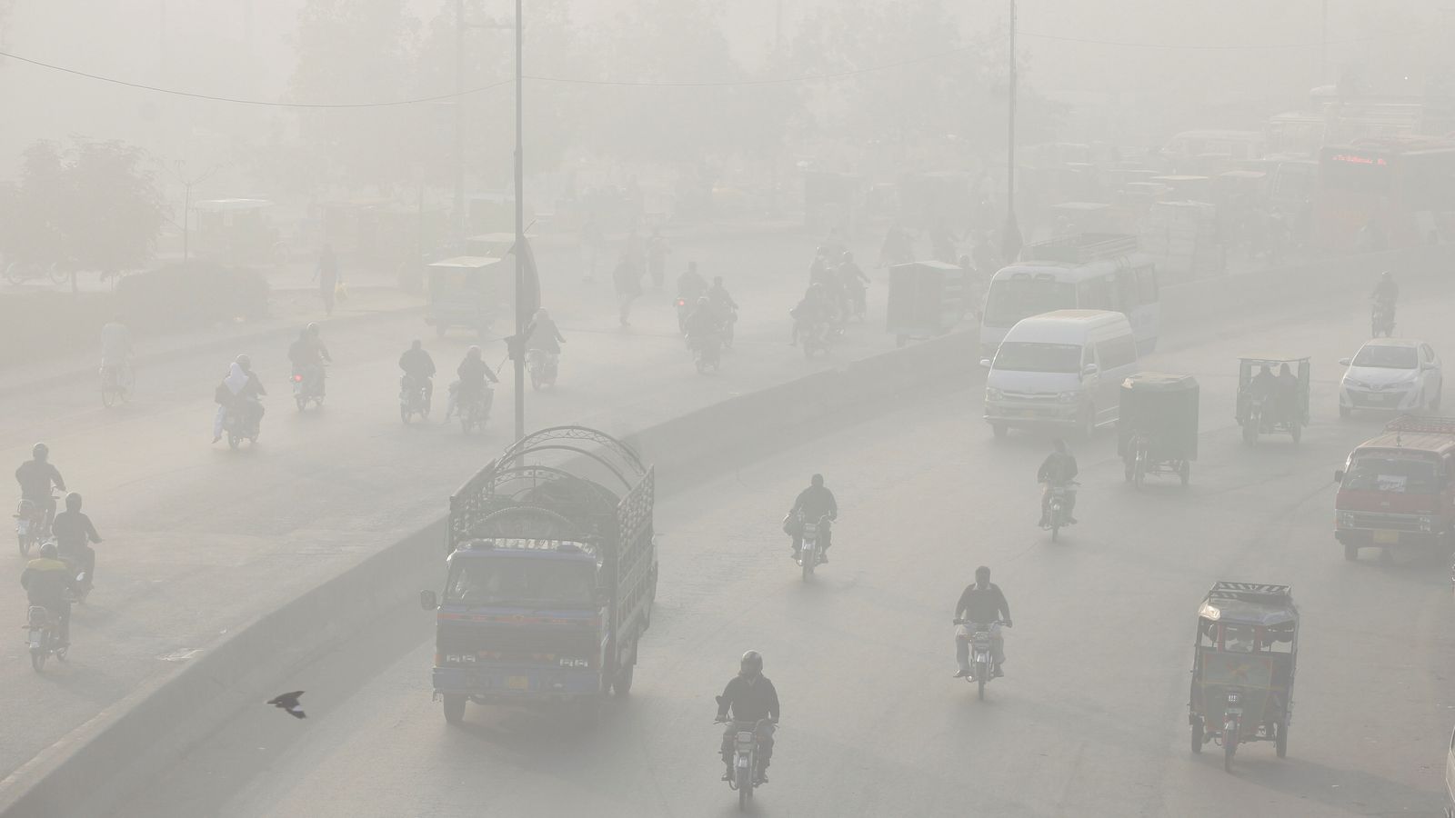 Pakistan uses artificial rain to battle smog for first time