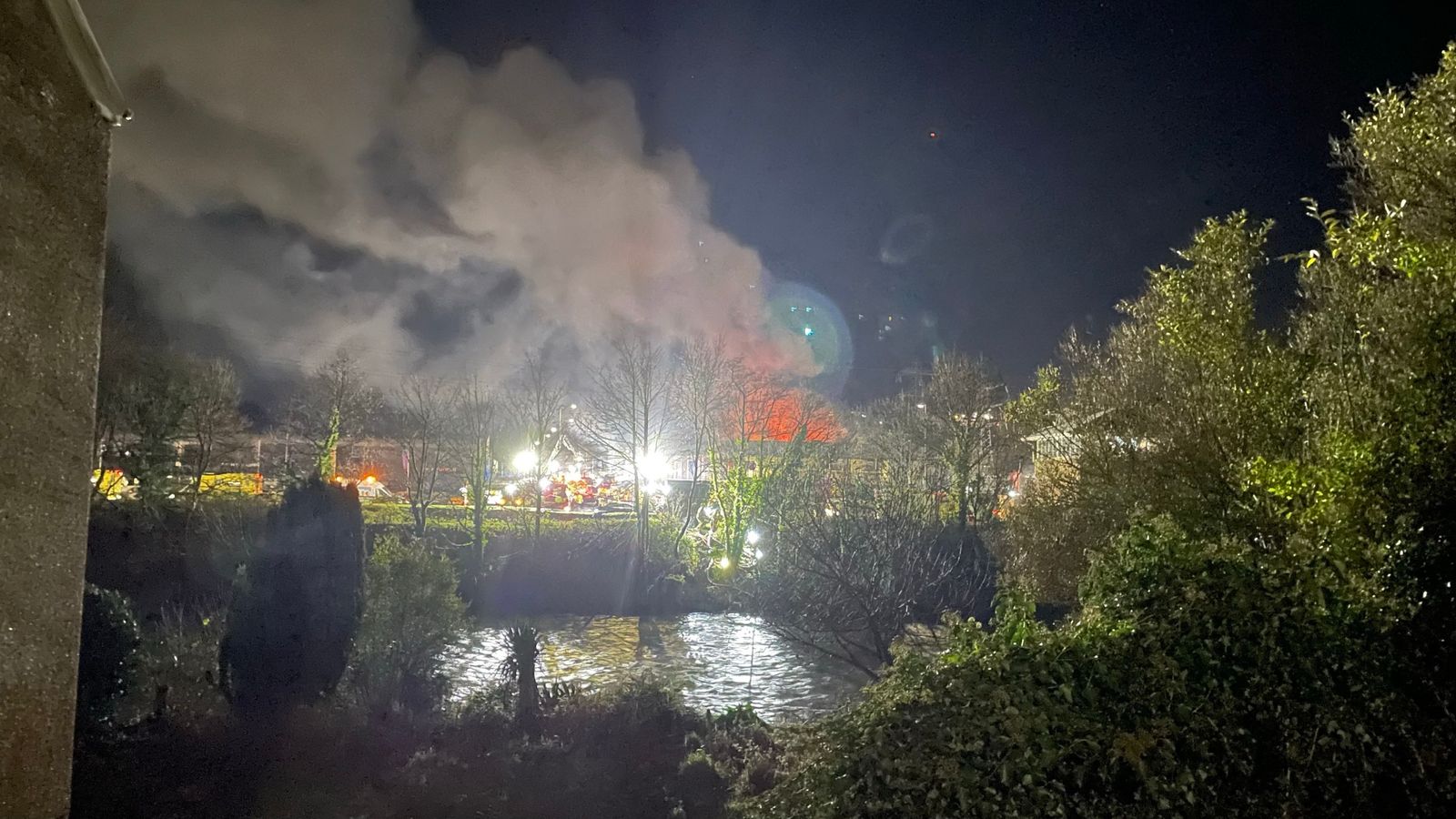 Treforest fire: Body found after explosion on industrial estate