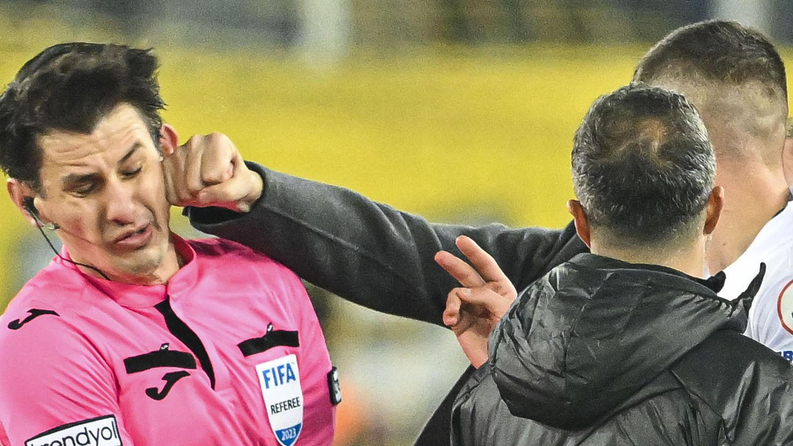 Turkish referee Halil Umut Meler says he will 'not forgive' MKE Ankaragucu president Faruk Koca who punched him to the ground