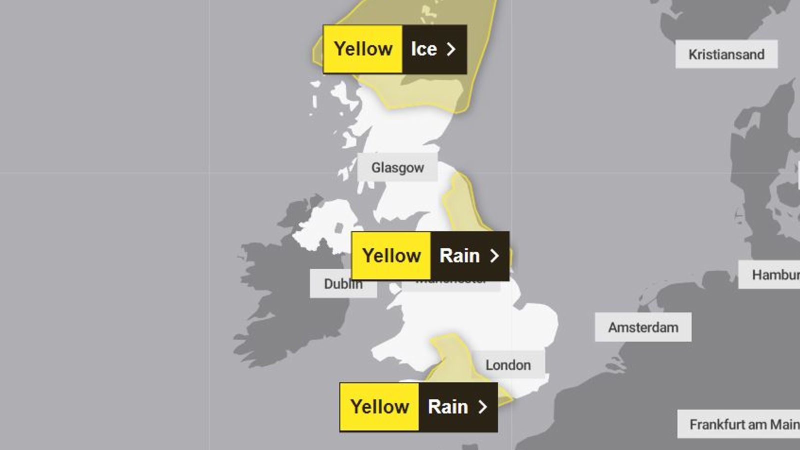 UK weather: Travel disruption expected as nearly 50 flood warnings in ...