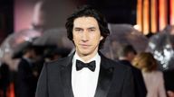 Adam Driver of Sky Original film ...FERRARI... attends the UK premiere as talent arrive in London, including director Michael Mann, alongside Adam Driver, Penelope Cruz, Shailene Woodley, Patrick Dempsey and Jack O...Connell. Ferrari in cinemas on Boxing Day.