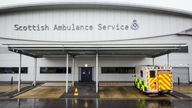 File photo dated 11/03/16 of a Scottish Ambulance Service base, as Scots have been "abandoned" during the economic and NHS crises, Scottish Labour has said, as polling reveals a majority do not trust Scottish ministers to relieve pressures.