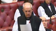 Justin Welby. Pic: parliament.tv 