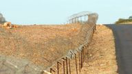 The Beitbridge border post fence between South Africa and Zimbabwe. File pic: AP