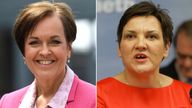 Dawn Bowden and Tonia Antoniazzi. Pics: Ben Evans/Huw Evans/Dimitris Legakis/Shutterstock 