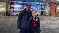 Adam with his daughter, Holly