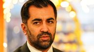 First Minister of Scotland Humza Yousaf visiting shops in Dunbar High Street ahead of a cabinet meeting. Picture date: Monday December 11, 2023.