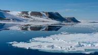 Sea ice in Nordausladet, Svalbard Islands, Norway. (Sergio Pitamitz / VWPics via AP Images)