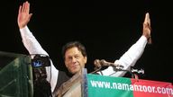 Imran Khan. Pic: AP