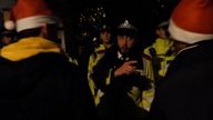 Protesters were also moved on outside Keir Starmer&#39;s house this week. Pic: Just Stop Oil