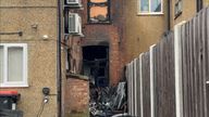Police in London are investigating a suspected arson attack at the office of Conservative MP Mike Freer
