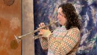 Rebecca Toal, a freelance trumpet player who also teaches