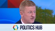Trevor Phillips interviews  deputy prime minister Oliver Dowden on 17/12/2023.