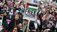Protesters disrupt Christmas shoppers