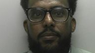 Convicted rapist Muarug Abraham Gebremcal. Pic: Devon and Cornwall Police