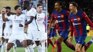 Real Madrid and Barcelona celebrate