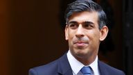 Britain&#39;s Prime Minister Rishi Sunak reacts outside 10 Downing Street in London, Britain, December 13, 2023. REUTERS/Toby Melville