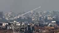 Rockets are launched from the Gaza Strip into Israel, after a temporary truce expired 