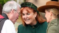 Sarah Ferguson attends the Royal Family&#39;s Christmas Day service at St. Mary Magdalene&#39;s church