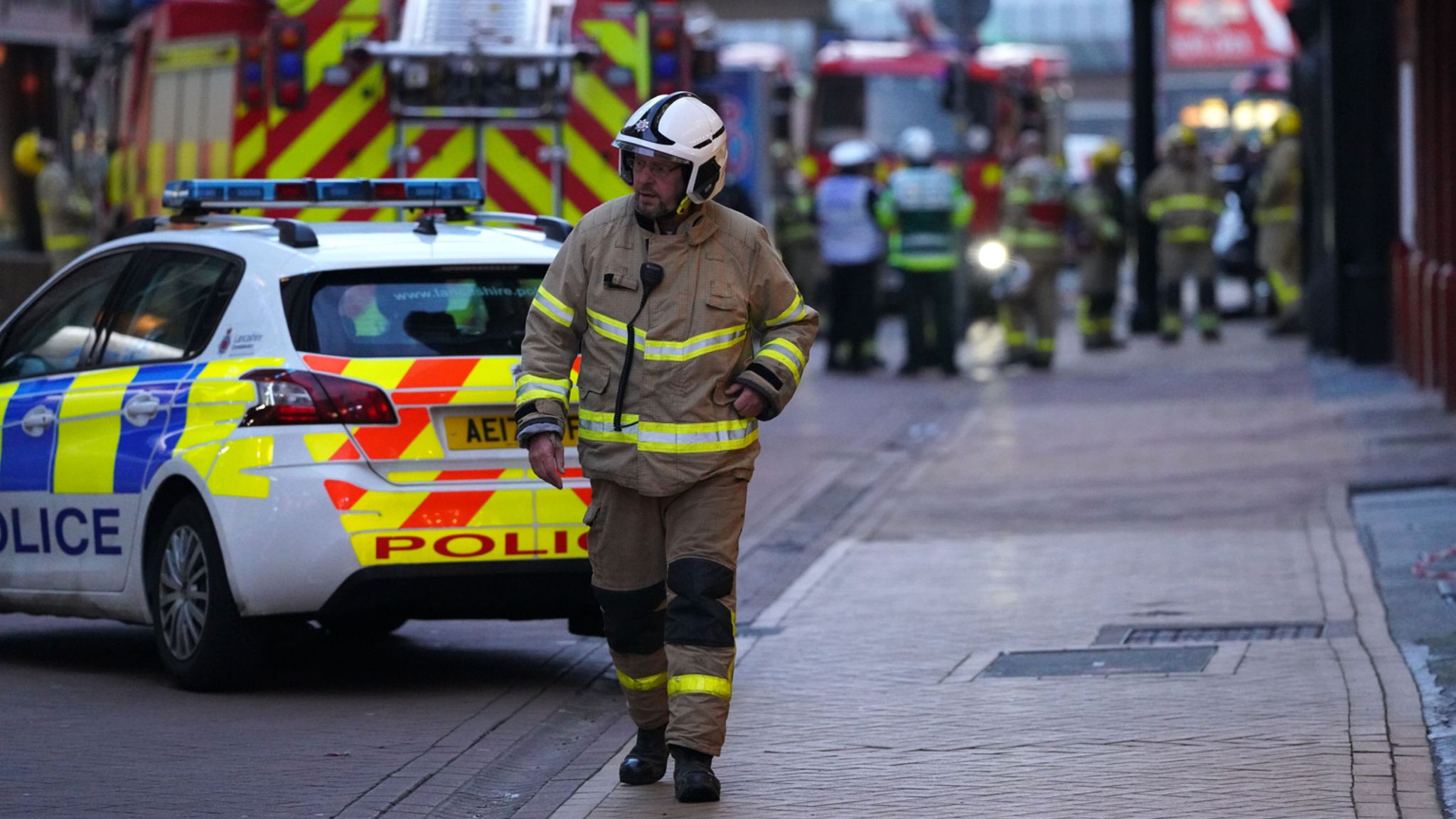 Blackpool Tower 'fire': Police Helicopter Using Thermal Imaging ...