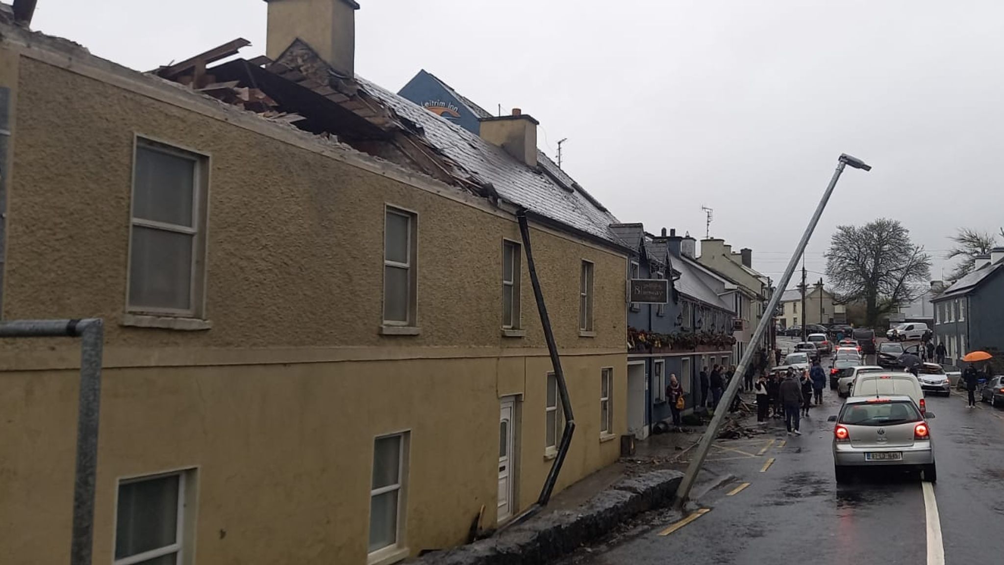 Storm Fergus: Police Tell Public To 'avoid Area' After Reports Tornado ...