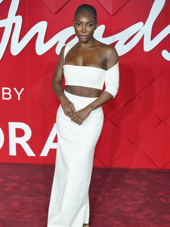 Michaela Coel attending the Fashion Awards 2023 presented by Pandora held at the Royal Albert Hall, Kensington Gore, London. Picture date: Monday December 4, 2023.