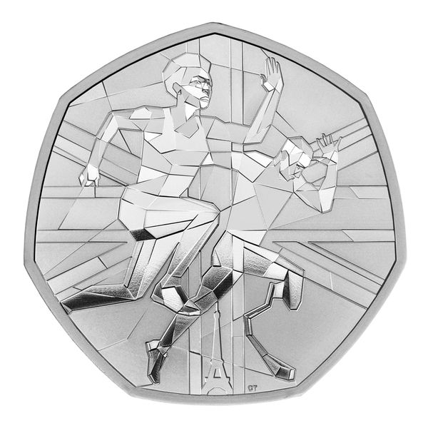The Team GB & ParalympicsGB 50p, one of five new designs set to appear on UK commemorative coins in 2024