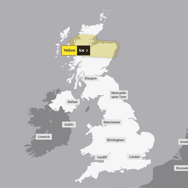 UK weather warnings in place for Boxing Day. Pic: Met Office