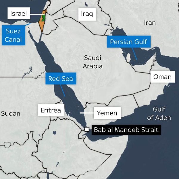 Yemen, Red Sea, Suez Canal, map