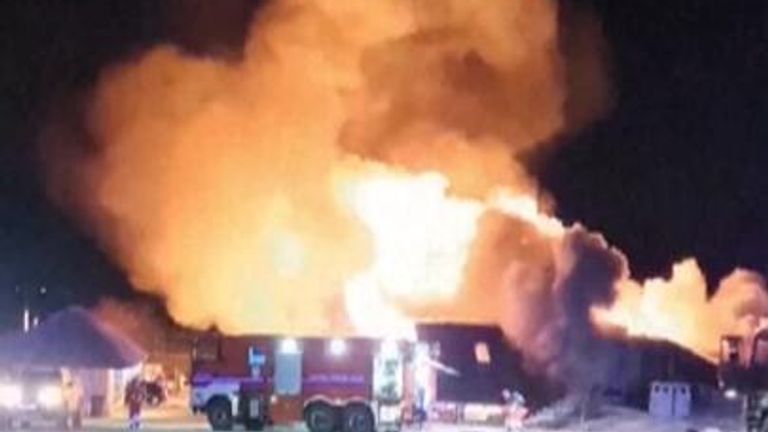 Several remain missing after devastating deadly fire engulfs guesthouse in Romania
