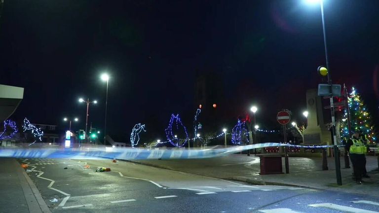 Ilkeston murder scene