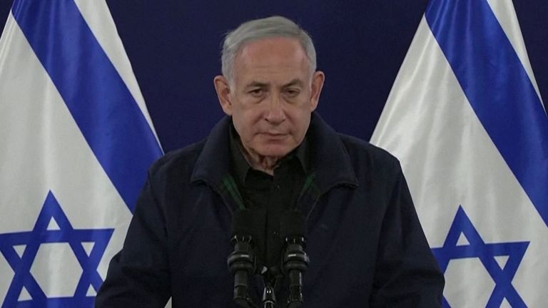 Israel&#39;s prime minister has pledged to continue the fight against Hamas "until the end".

"Until we achieve victory, the war continues," he told a news conference. 

"The day before yesterday, I instructed the IDF, along with the war cabinet, to resume the war with increasing intensity over the past 24 hours. 