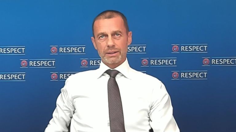 UEFA president Aleksander Čeferin