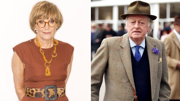 Anne Robinson and Andrew Parker Bowles Pic: ITV/Shutterstock/PA
